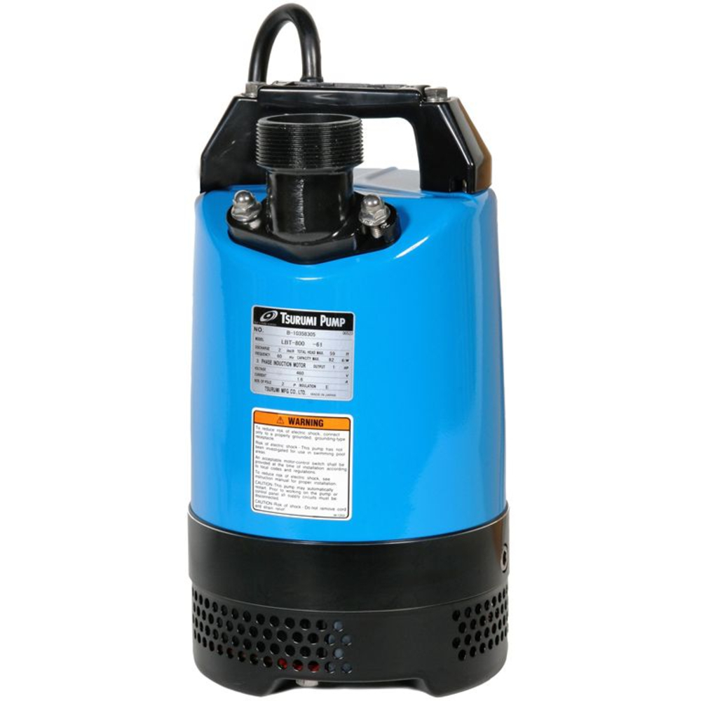 TSURUMI POMPE DE CHANTIER PORTABLE 800W AVEC ACCESSOIRES - LB-800