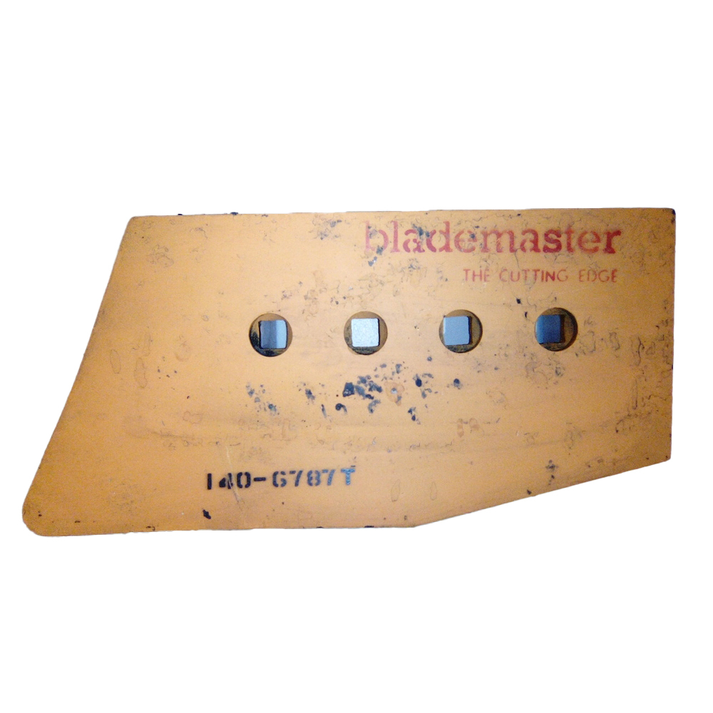 Contre lame de godet coin droit reversible 4 trous en 3/4