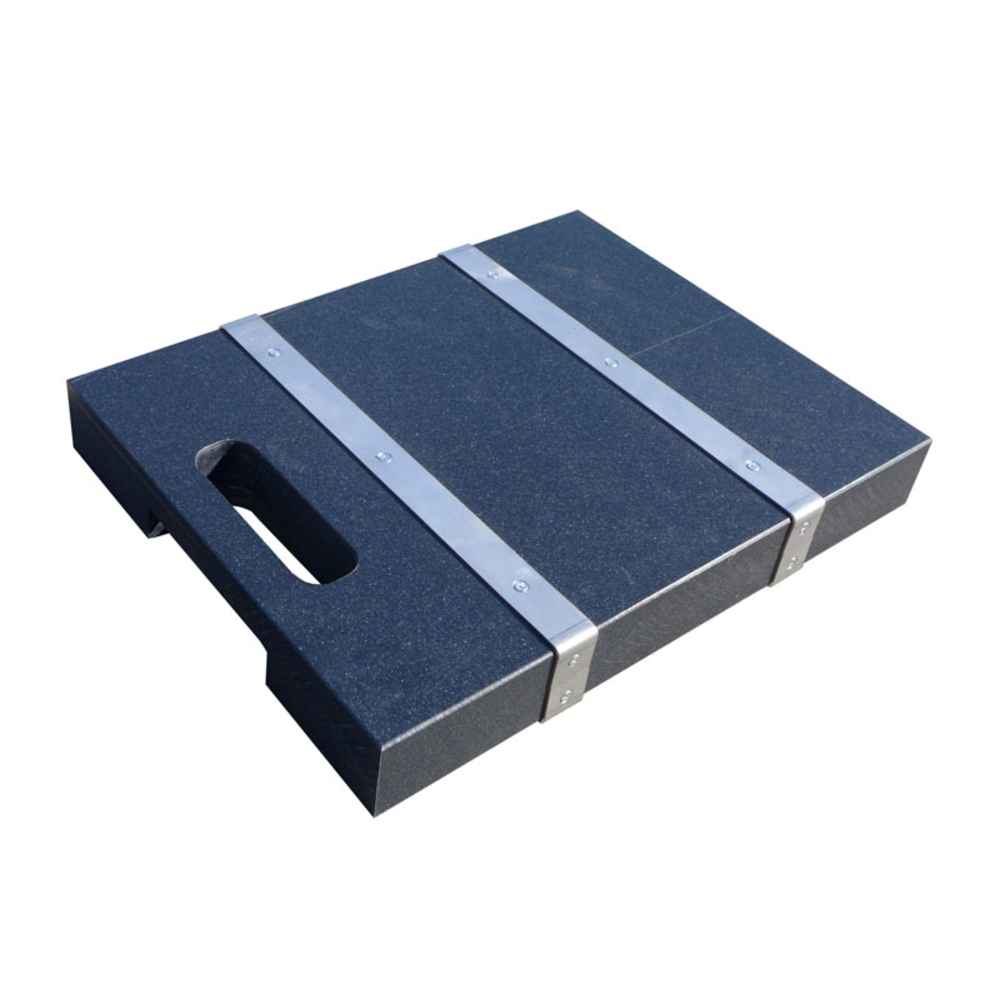 Plaque calage 500 x 500 x 40 10,2kg 15t LODAX
