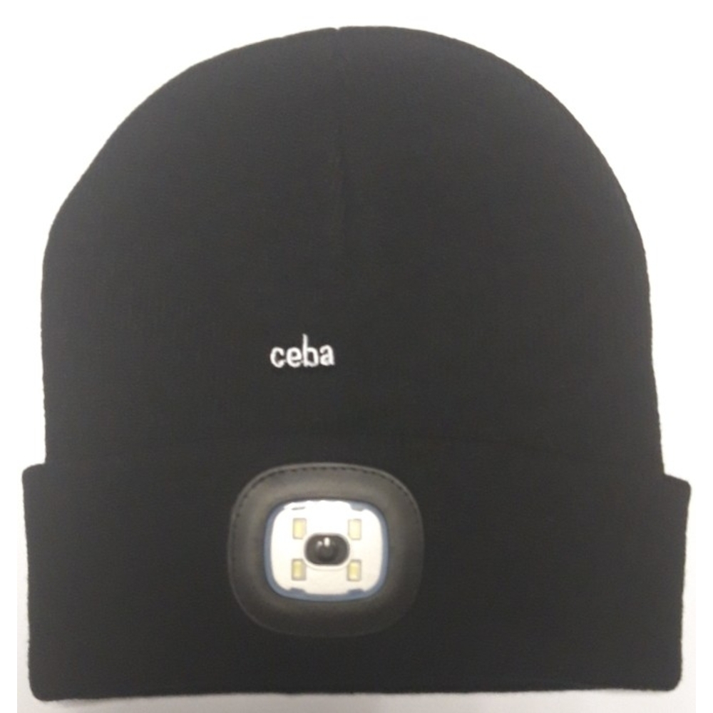 BONNET AVEC LAMPE FRONTALE LED CEBA - BONNETLED