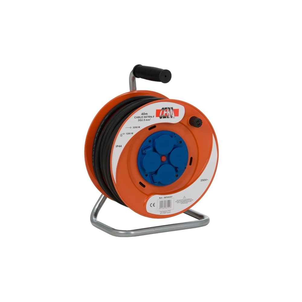 ENROULEUR CEBA IBP 40M 3G2,5 H07-IBP40257