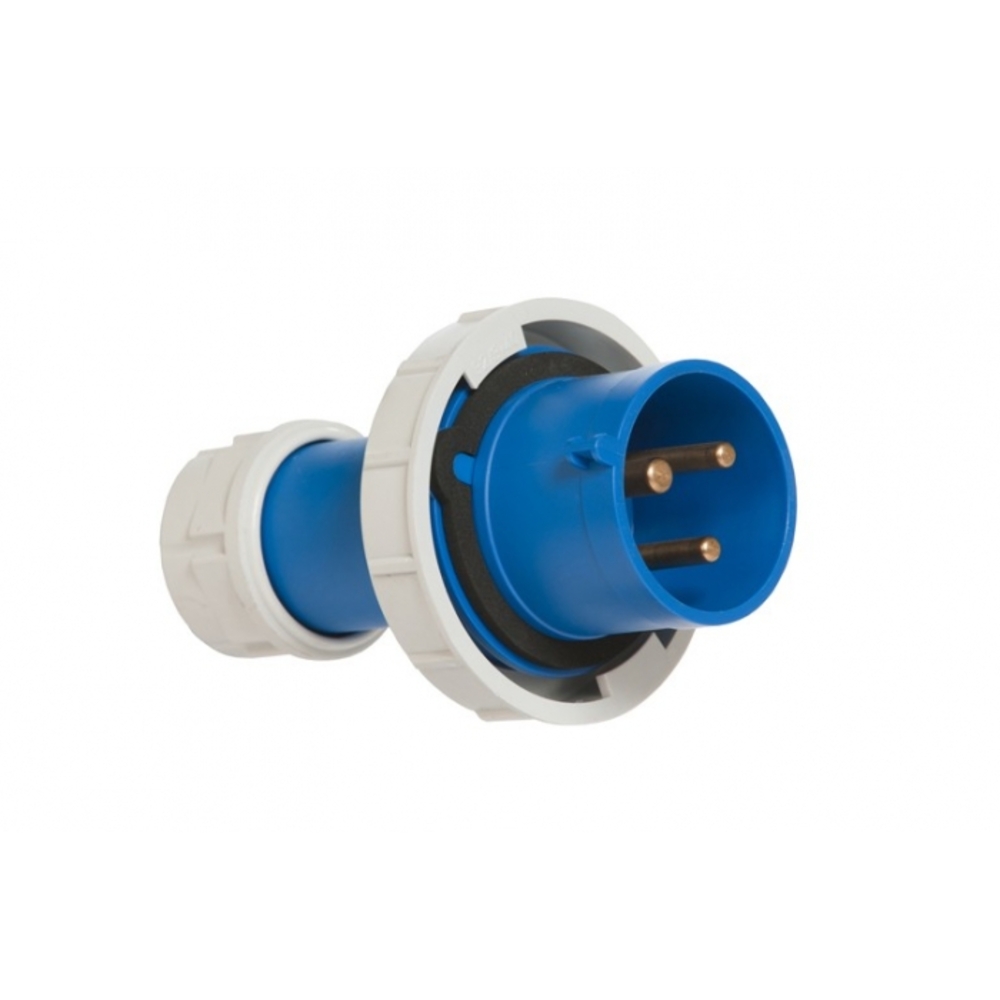 Fiche mâle 250V 2P+T 16A IP67-CEBA-P17M3B16TIP67