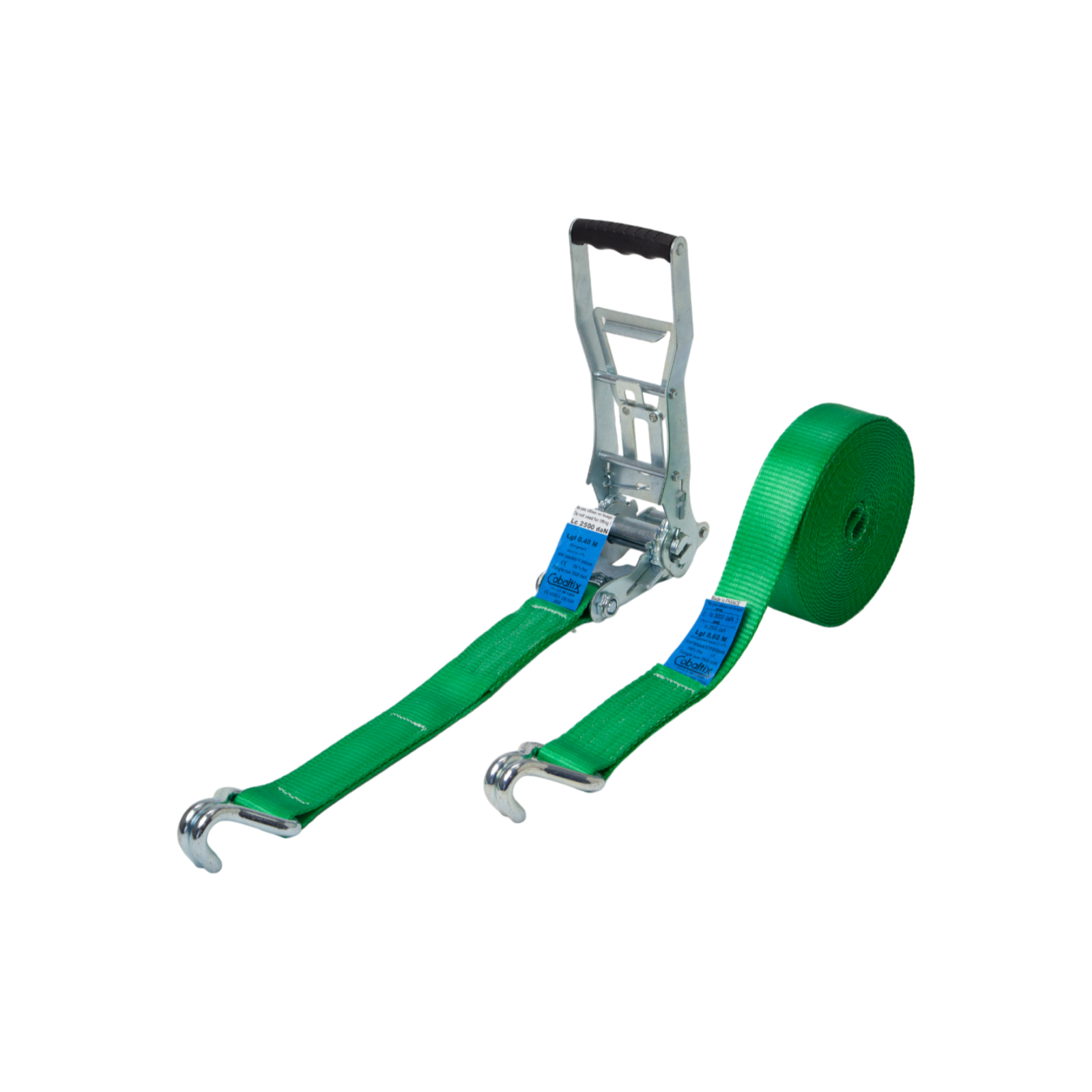 SANGLE ARRIMAGE CLIQUET INVERSE 10M 50MM 7,5T DOIGTS SERRES EUROPLEX COBALTIX -AEUP2101F