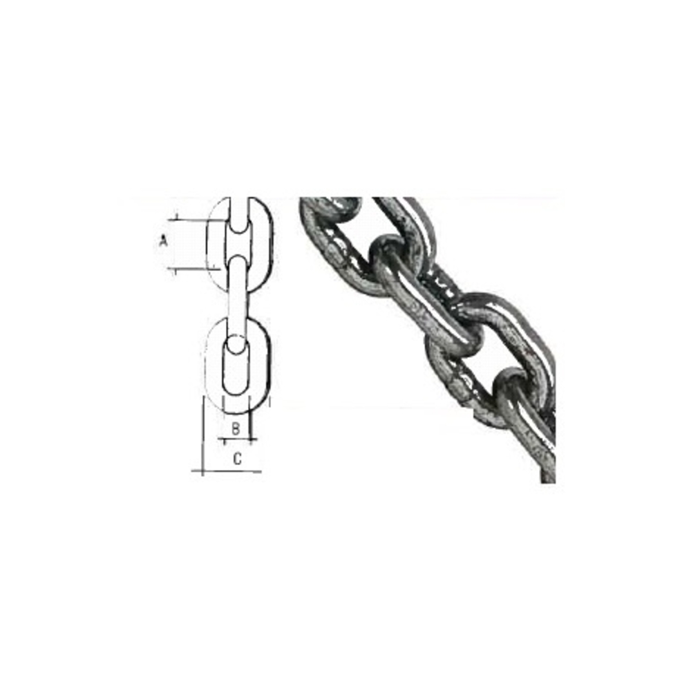 CHAINE GRADE 80 D20MM  CMU 12,5T vendu au métre COBALTIX - MACCH20