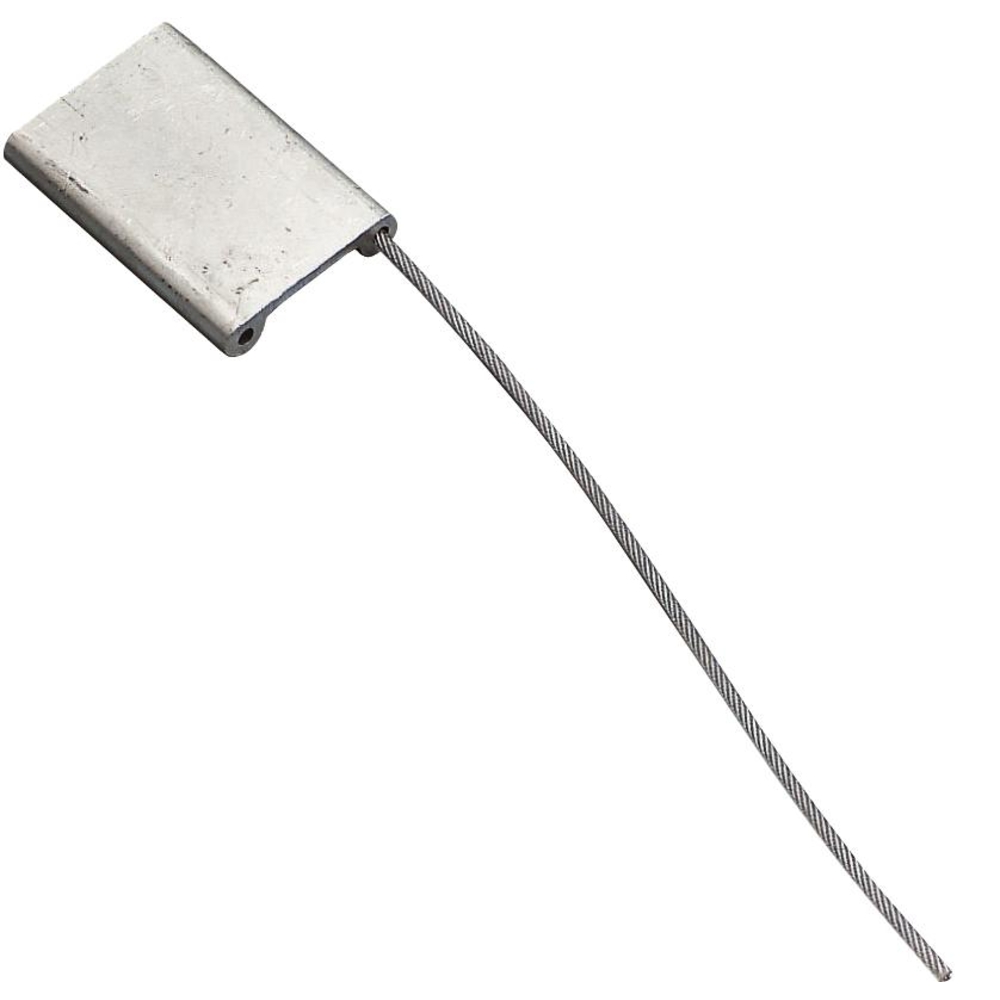 Plaque d'identification alu à sertir TYPE E - MACPEE