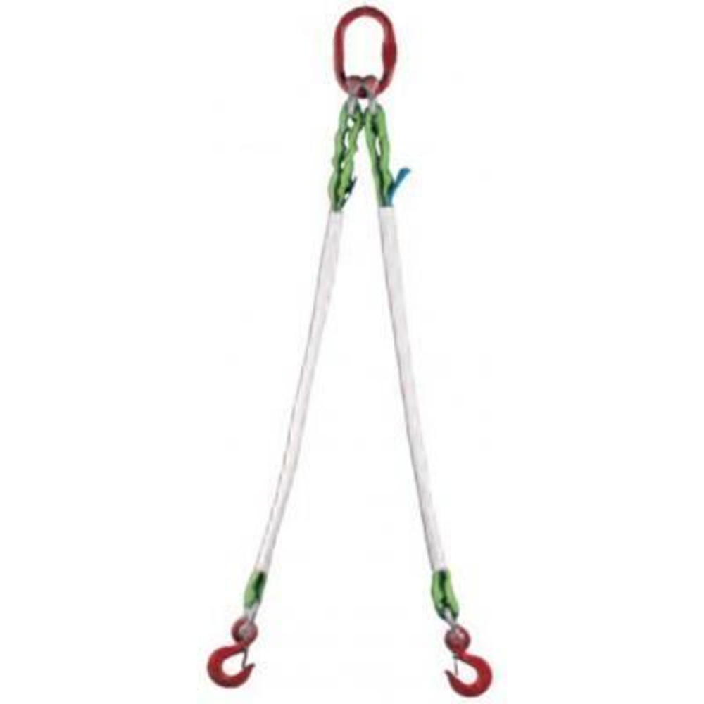ELINGUE SYNTHETIQUE 2 BRINS 2M 4,2T CROCHET SECURITE COBALTIX -WEC222