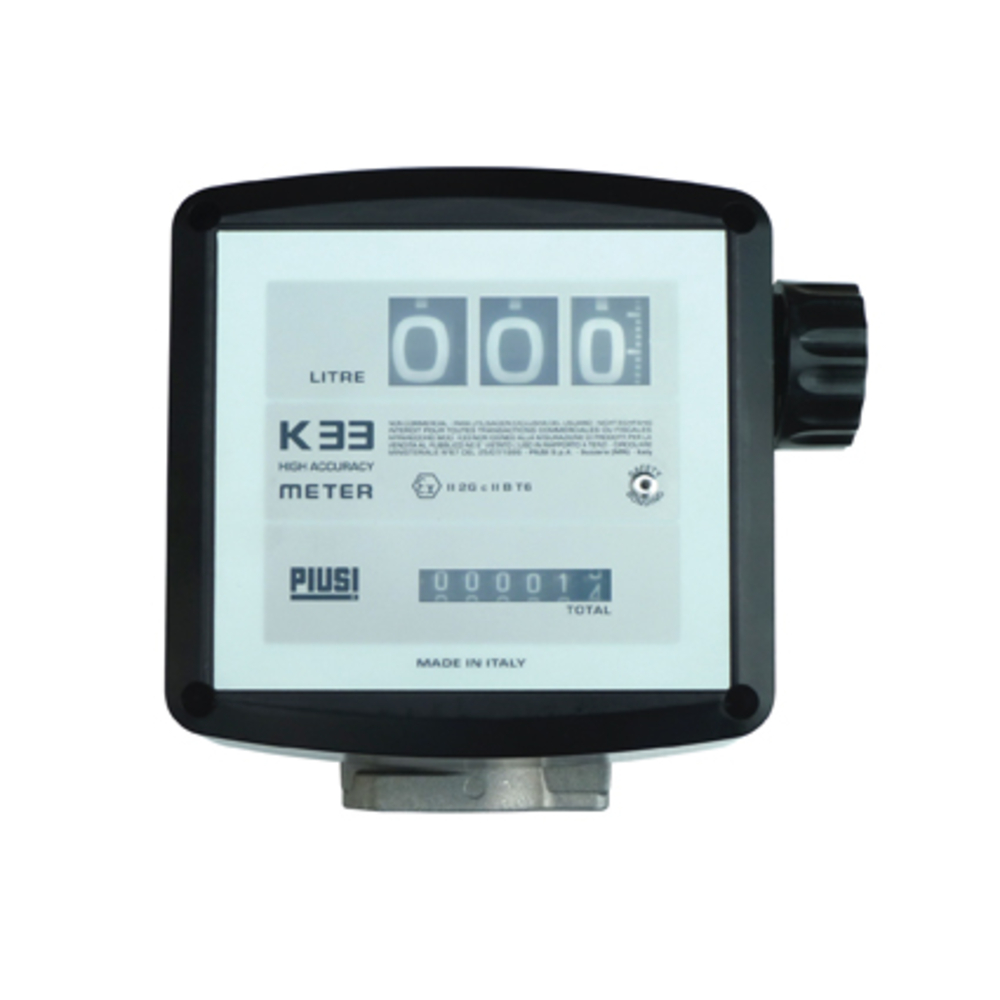 Compteur mécanique 3 chiffres ATEX pour pompes CEMATEX avec kit brides CEMO - 10236C