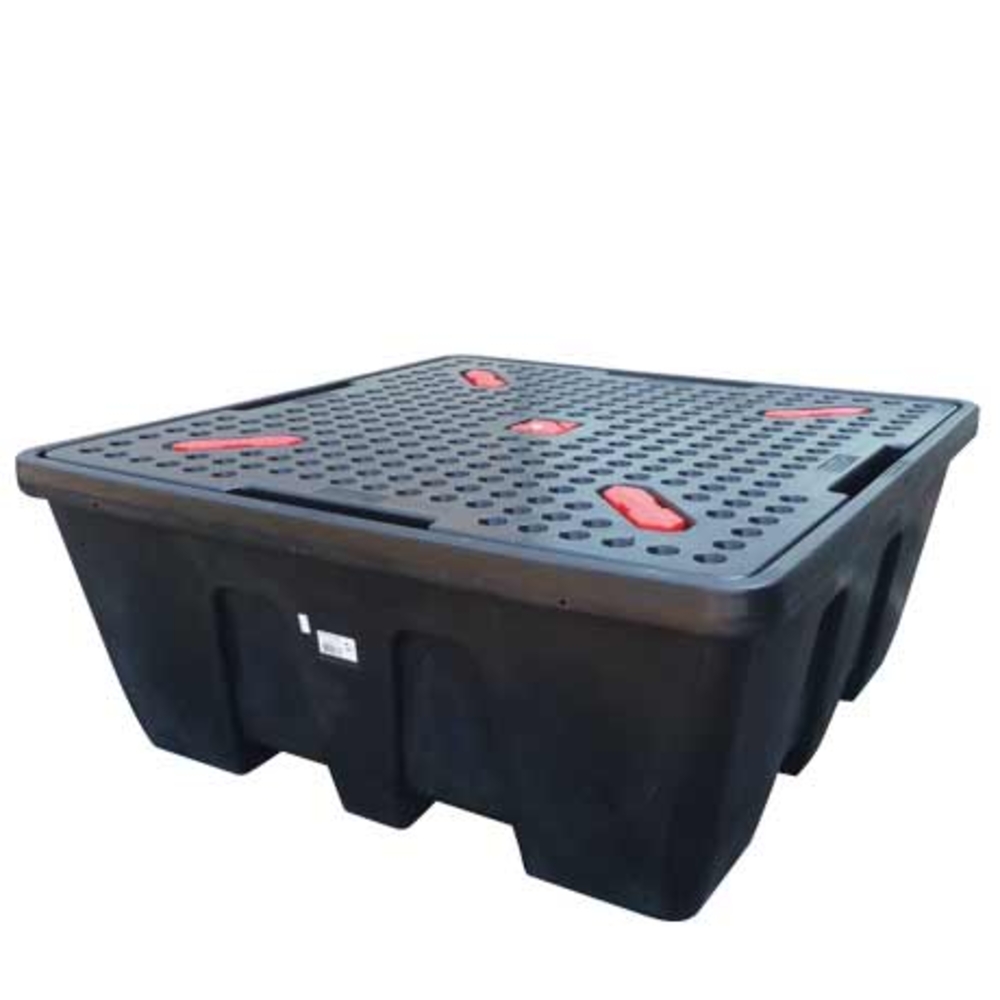 Bac CUBI-PE 1200/1 avec caillebotis PE CEMO - 10520