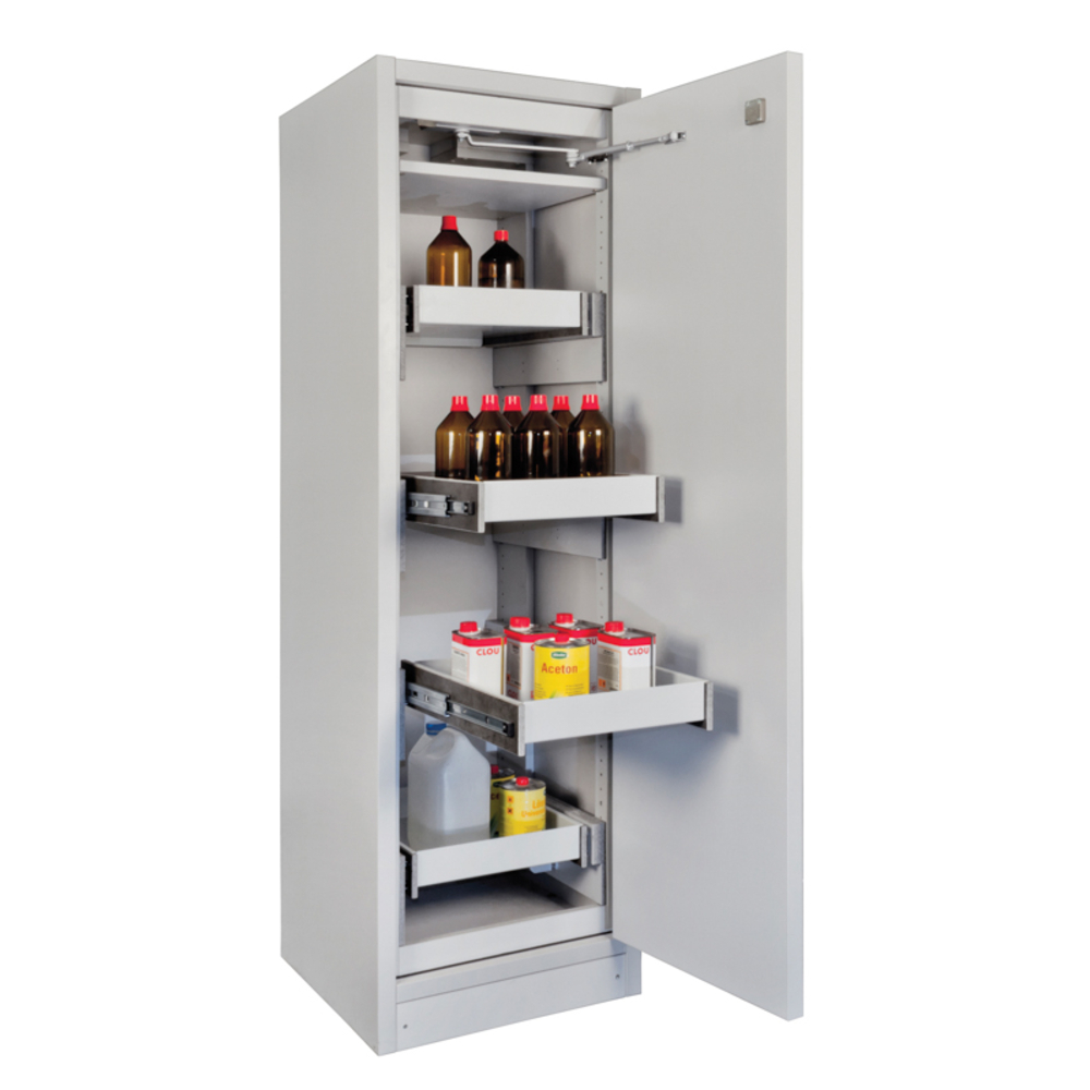 Armoire anti-feu 1 porte/4 tiroirs F30 CEMO - 10622