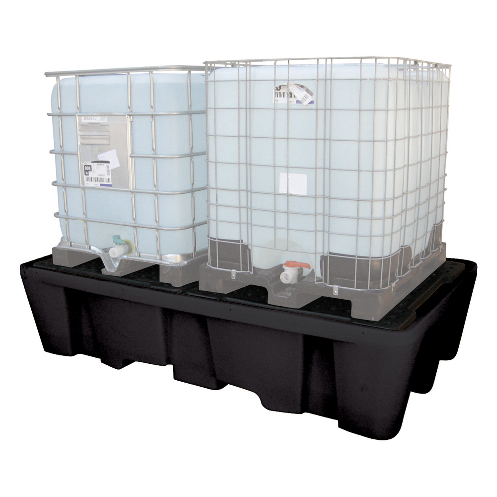 Bac CUBI-PE 1200/2 avec caillebotis PE CEMO - 10779