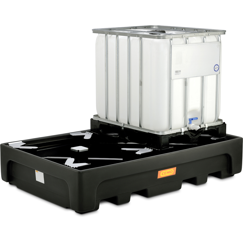 Bac CUBI-PE 1100/2 sans caillebotis CEMO - 10940