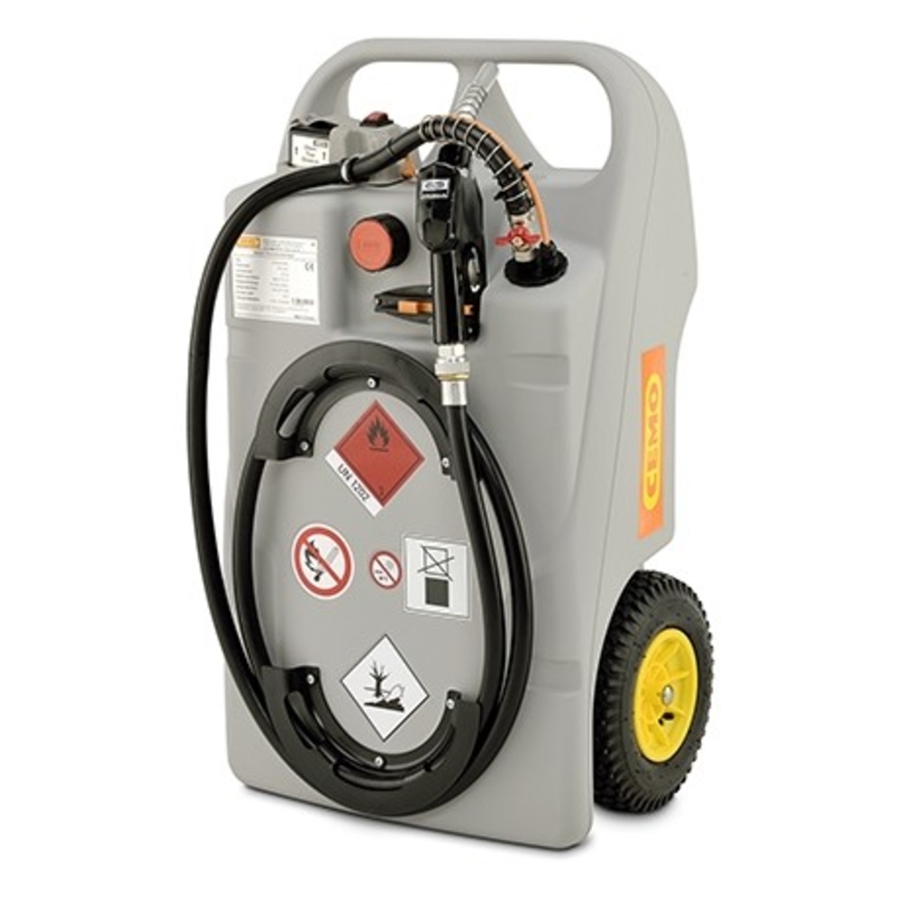 Caddy Ravitailleur gasoil 100, CENTRI SP30 12 V, batterie Lithium, pistol+ automatique CEMO - 11103