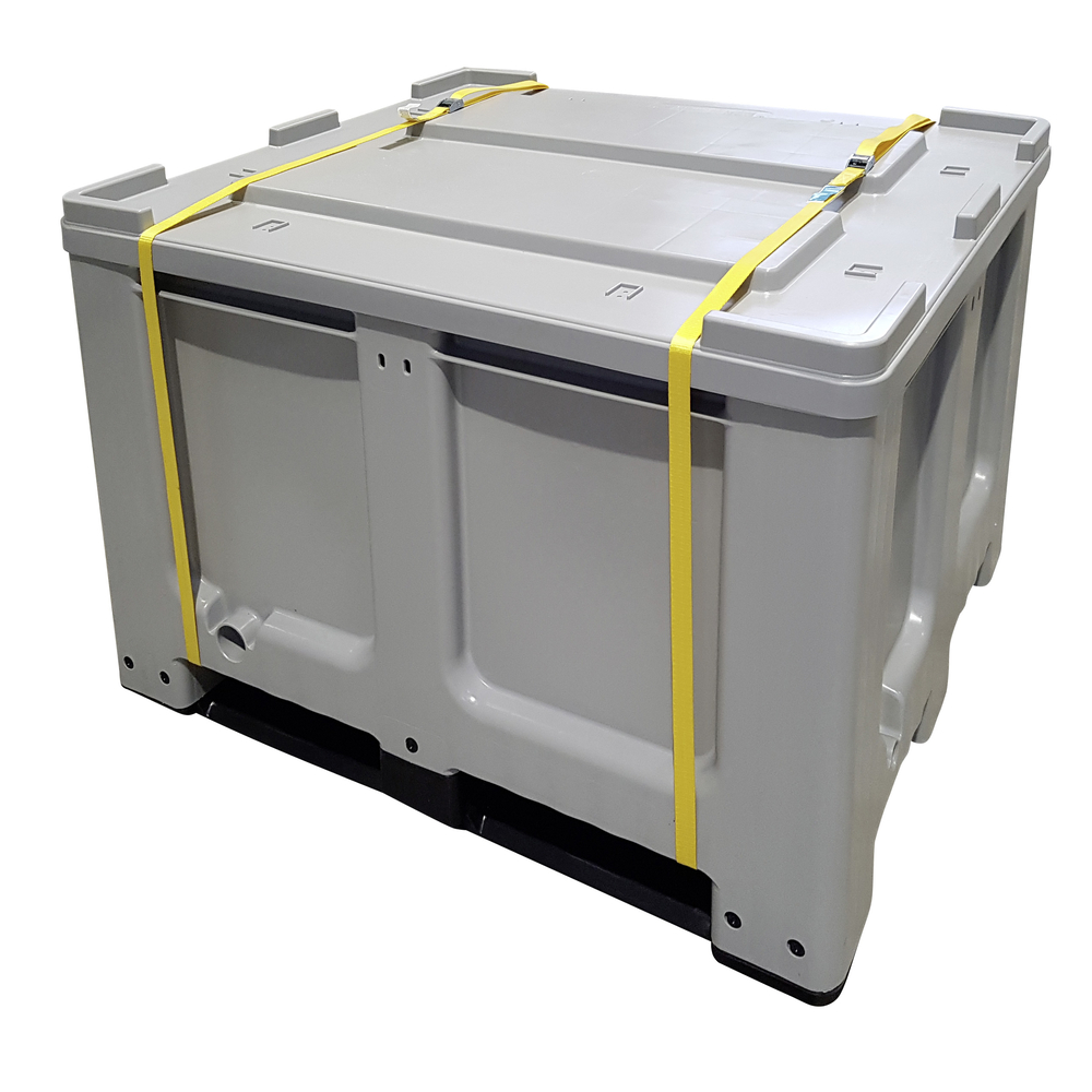 BOX BATTERIES LITHIUM ADR 610 litres avec couvercle CEMO - 11203