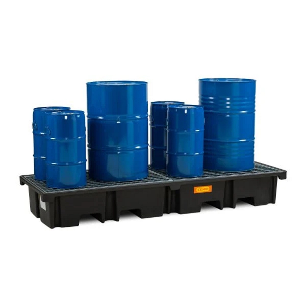 Bac PALETTE-PE 425/4e, 2 x 120 x 80 en longueur CEMO - 11264