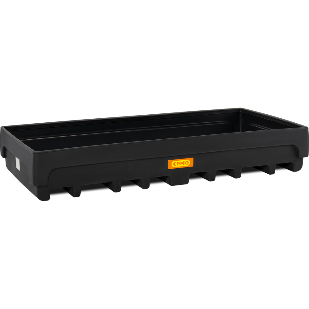 Bac de rétention PE Sol 27/1100 sans caillebotis pour alvéole 270 x 110 cm CEMO - 11470