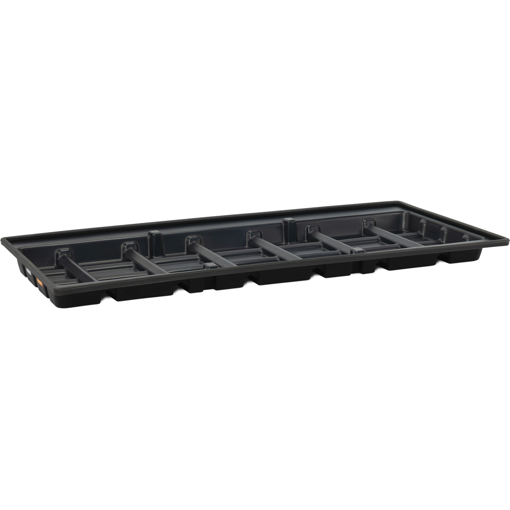 Bac de rétention PE suspendu 27/230 sans caillebotis pour alvéole 270 x 110 cm CEMO - 11472