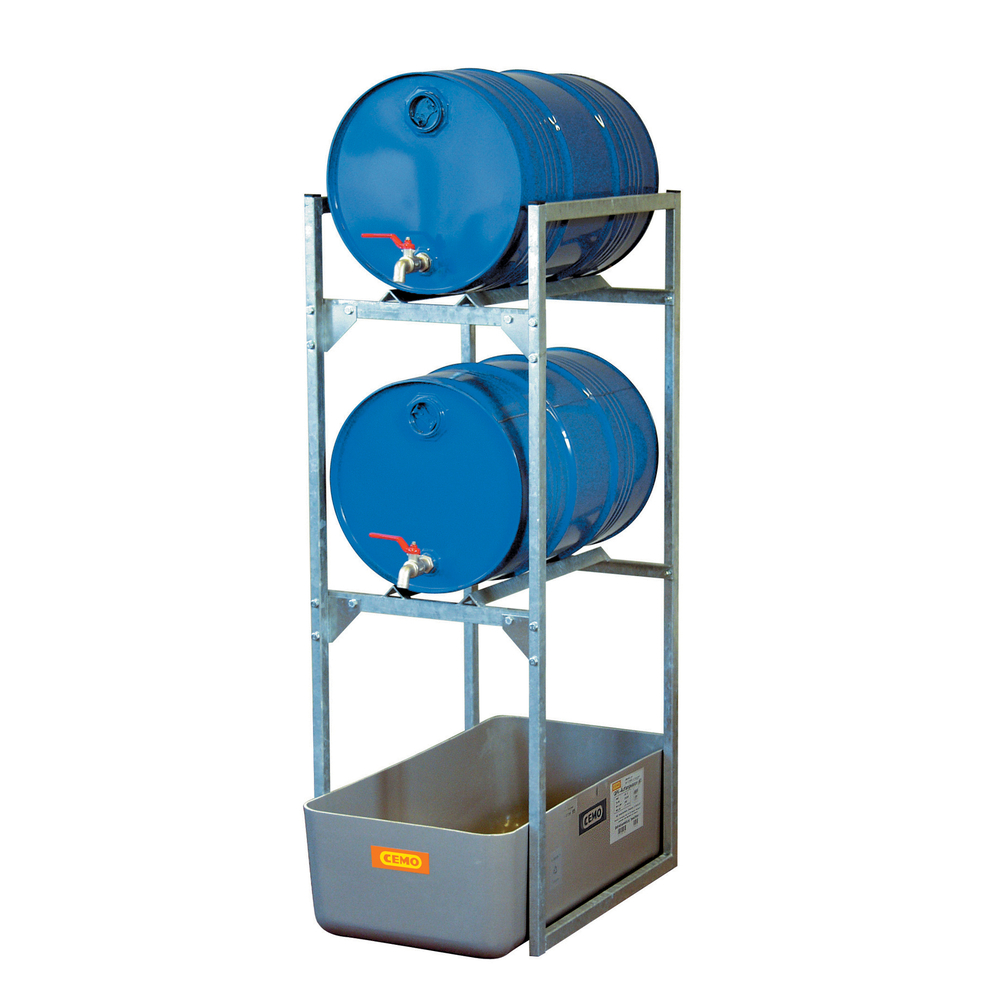 Rayonnage 120 avec 2 supports pour fût de 60 litres CEMO - 7081F