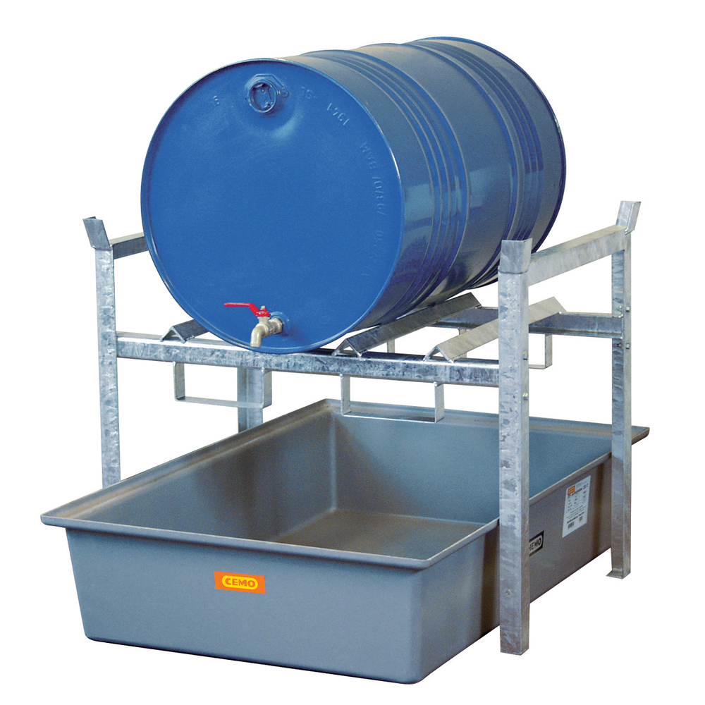 Rayonnage 400 pour 2 fûts de 60 litres ou 1 fût de 220 litres CEMO - 7663F