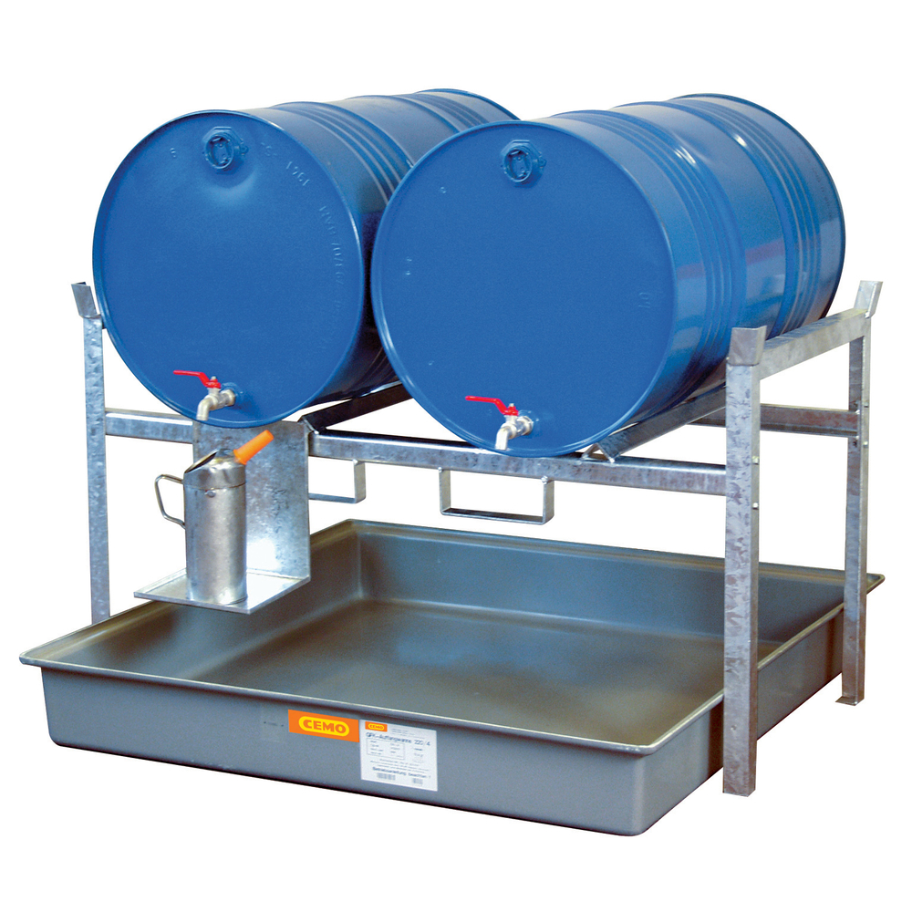 Rayonnage 800 pour 2 fûts de 220 litres CEMO - 7670F