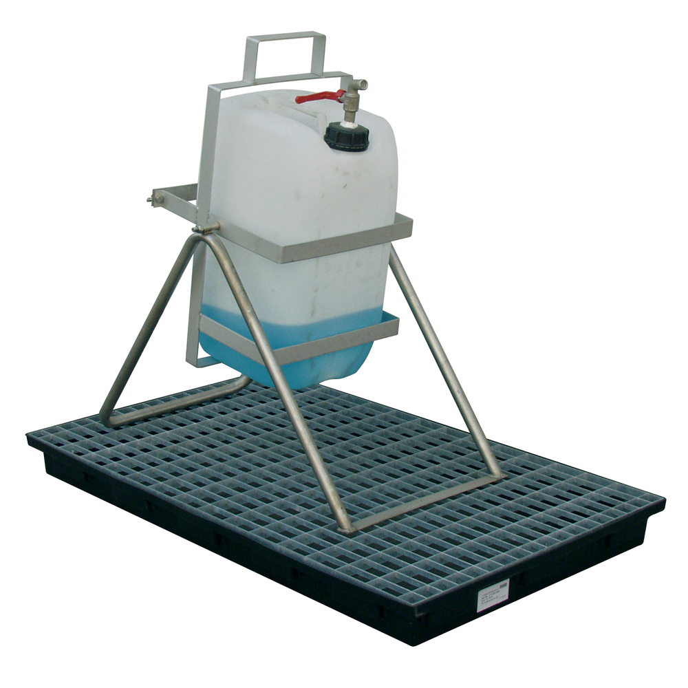 Chevalet inox pour bidon jusqu'à 30 litres CEMO - 8007