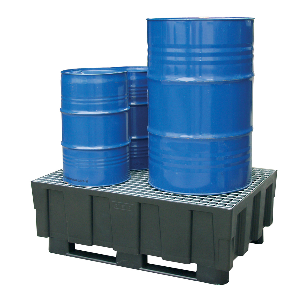 Bac EURO-PE avec 2 patins CEMO - 8431