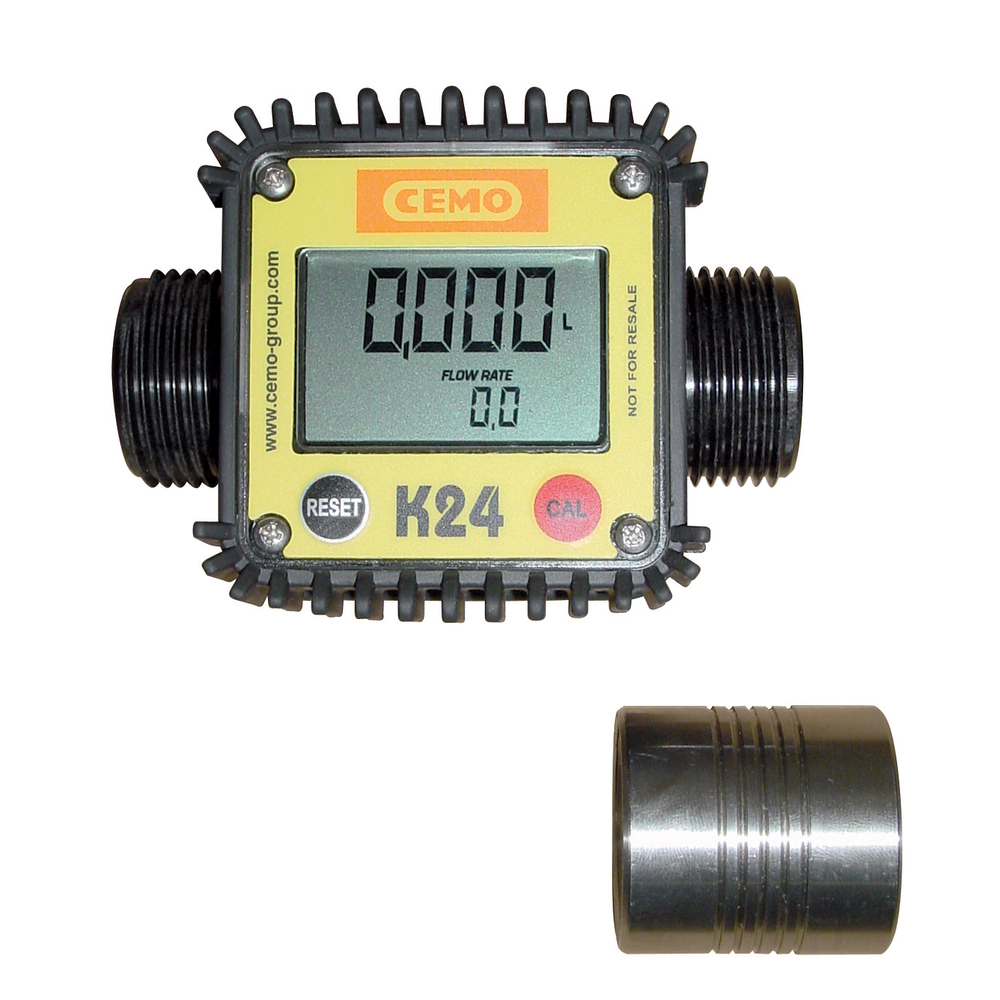 Compteur digital K24 en polypropylène, 7 à 120 l/min pour pompe CENTRI CEMO - 8644