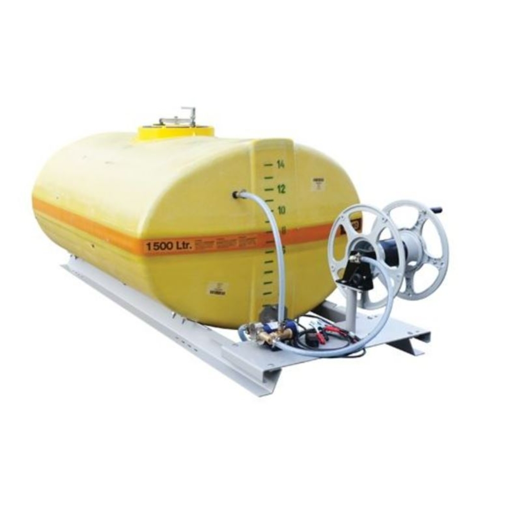 Cuve PFV ovale équipée sur plateau 600, pompe électrique CEMO - 90233E