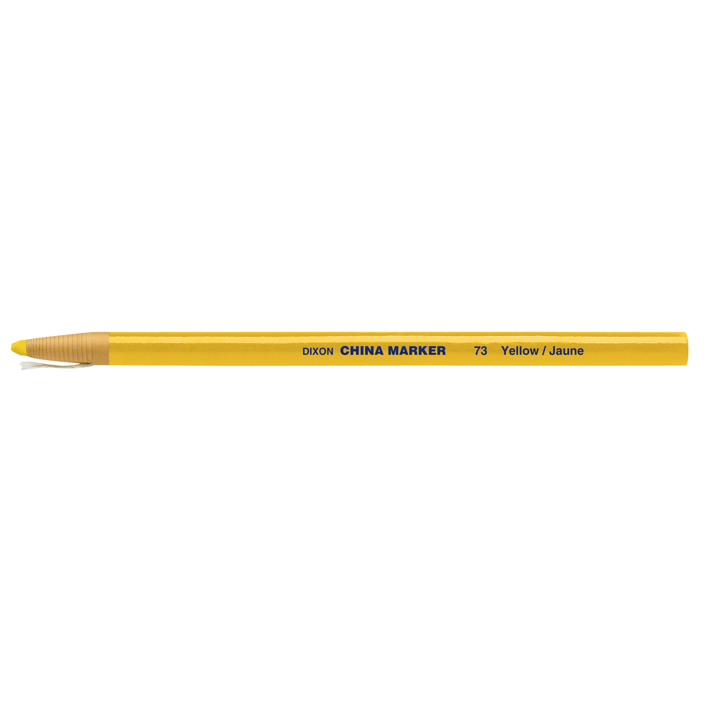CRAYON CIRE INDUSTRIELLE LYRA JAUNE EN ÉTUI DE 12 -163305