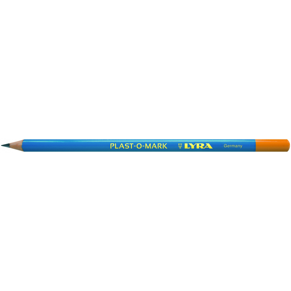 CRAYON UNIVERSEL LYRA TRIANGULAIRE POUR MARQUAGE DE SURFACE LISSE ÉTUI DE 12 PLAST-O-MARK - 1920199
