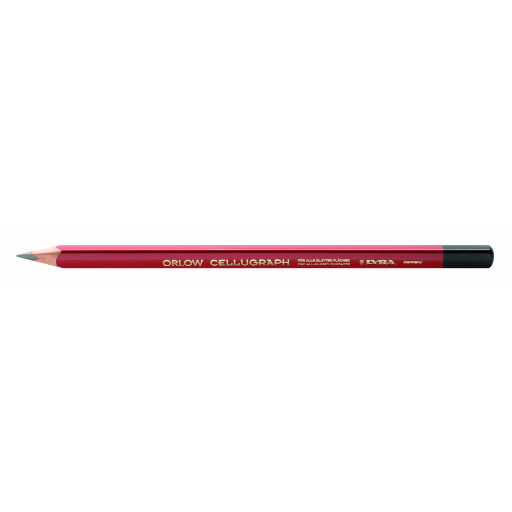 Crayon universel triangulaire pour marquage sur surface lisse en étui de 12 LYRA -1940101
