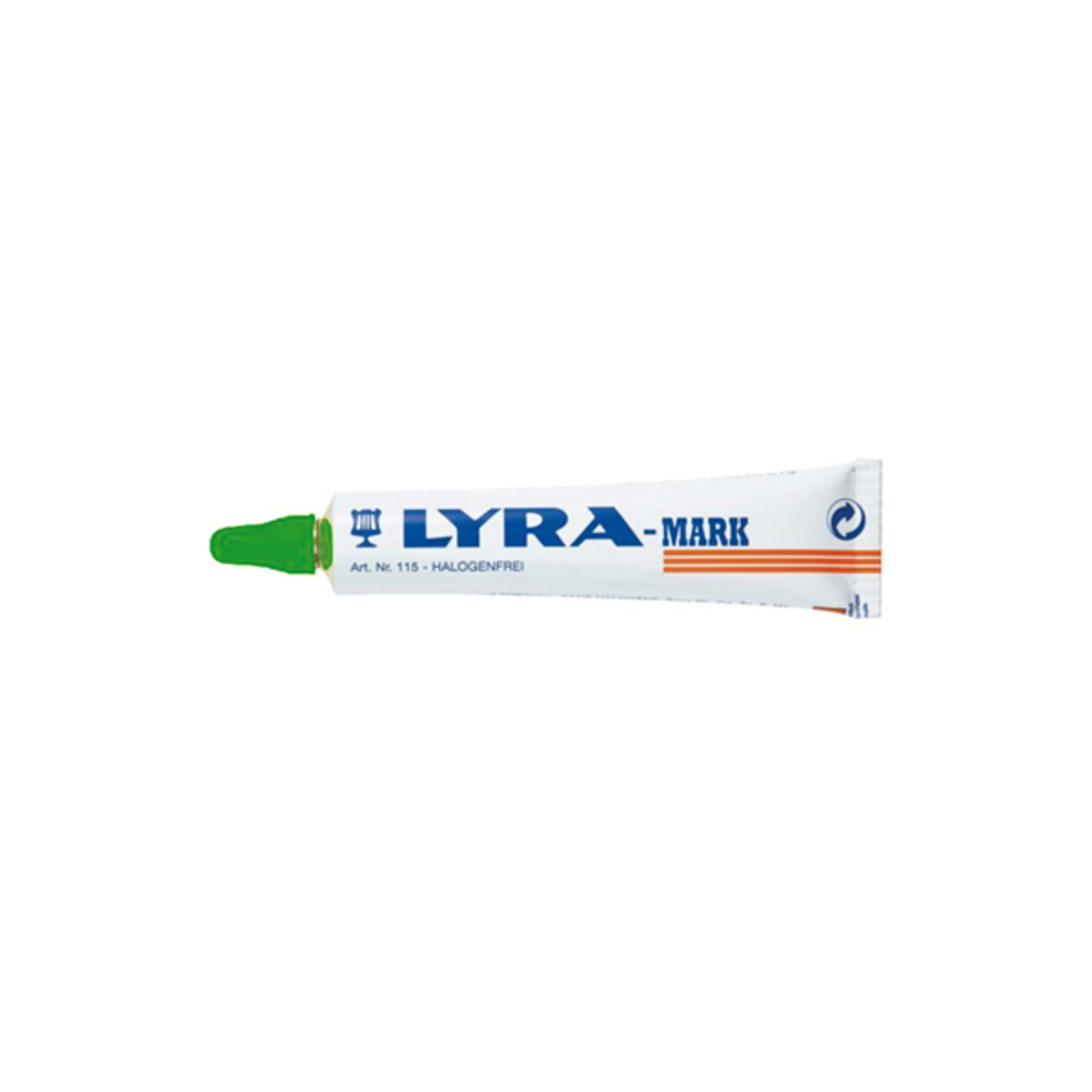 Marqueur à bille LYRA indélébile boite de 10 MARK vert - OMYACOLOR-4150067