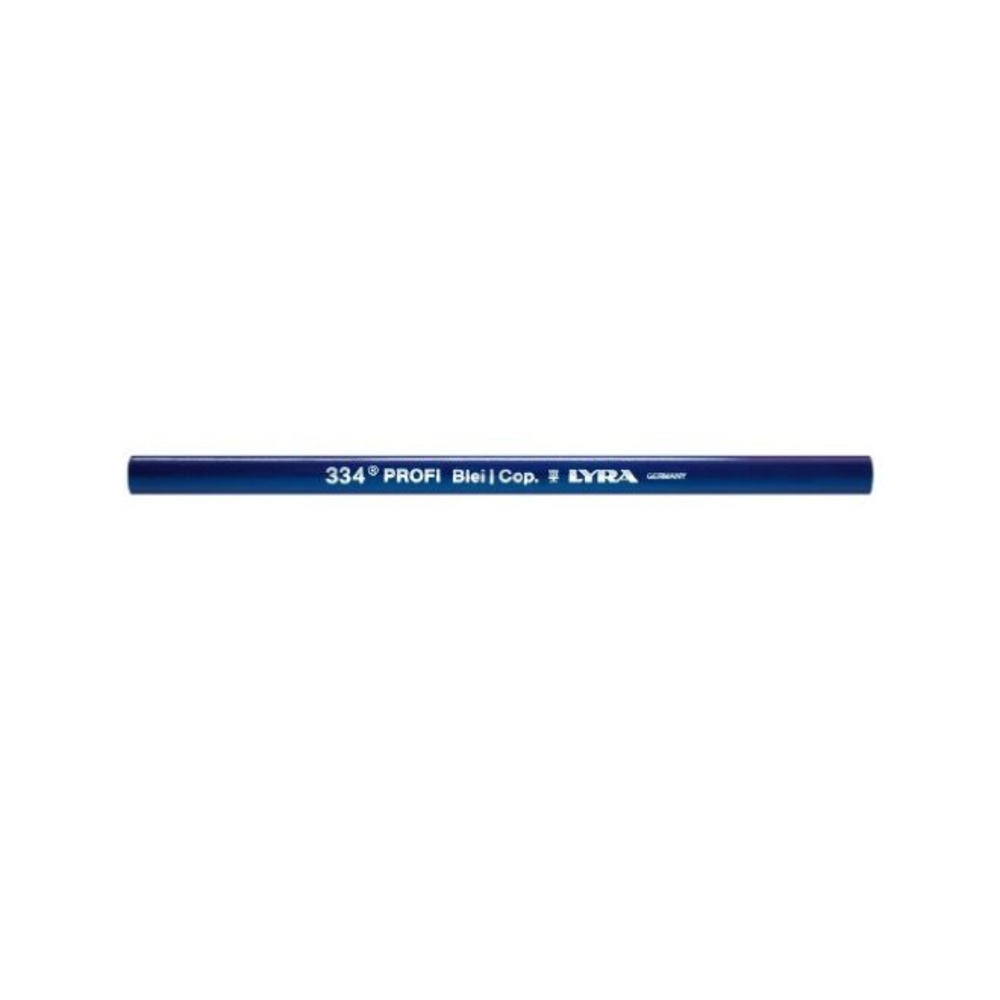 CRAYON DE CHARPENTIER LYRA GRAPHITE-COPIANT BLEU 24 CM EN ÉTUI DE 12 - 4342101