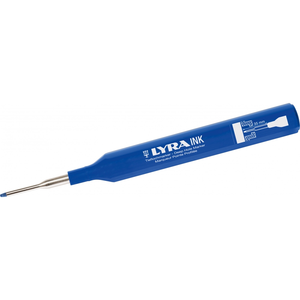 MARQUEUR À POINTE LYRA PROFILÉE BLEU INK EN ÉTUI DE 10 - 4480051