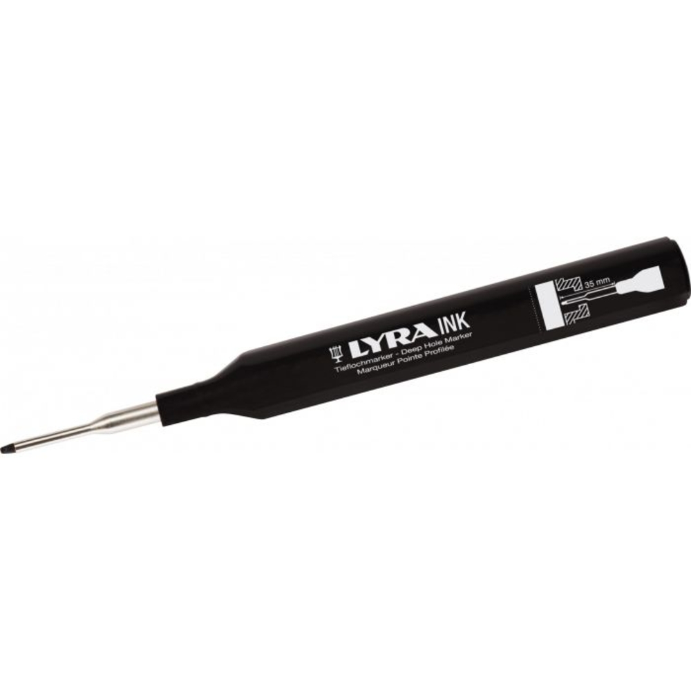 MARQUEUR À POINTE LYRA PROFILÉE NOIR INK EN ÉTUI DE 10- 4480017- 4480099