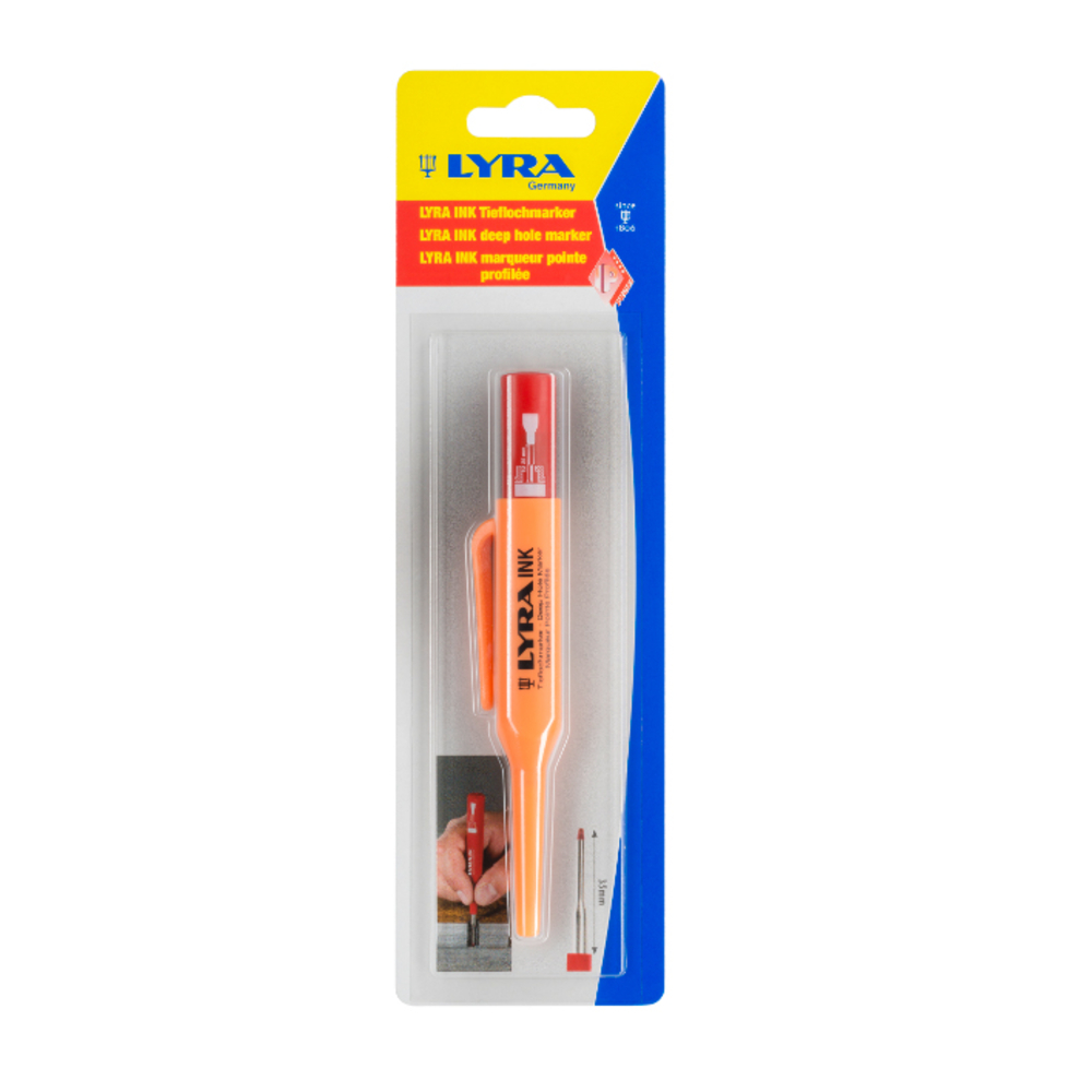 BLISTER 1 MARQUEUR POINTE PROFILEE ROUGE - LYRA - 4488001