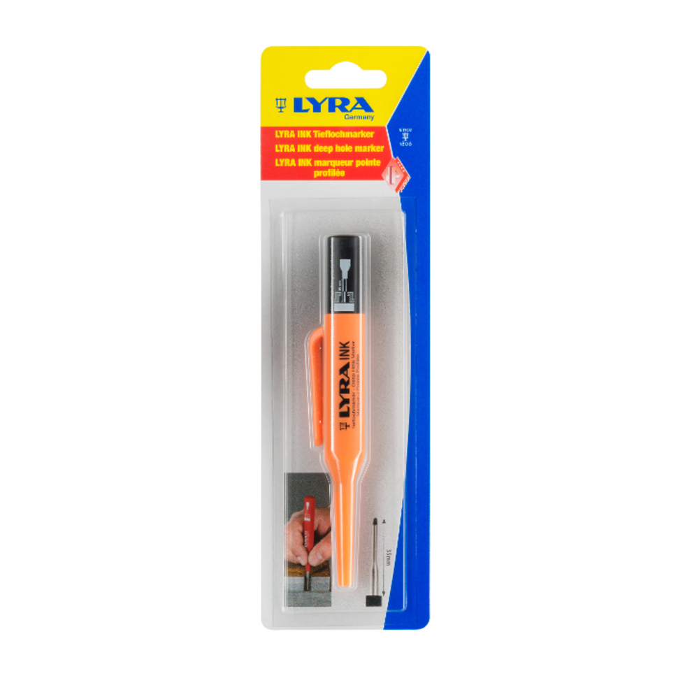 BLISTER 1 MARQUEUR LYRA POINTE PROFILÉE NOIR -4488003