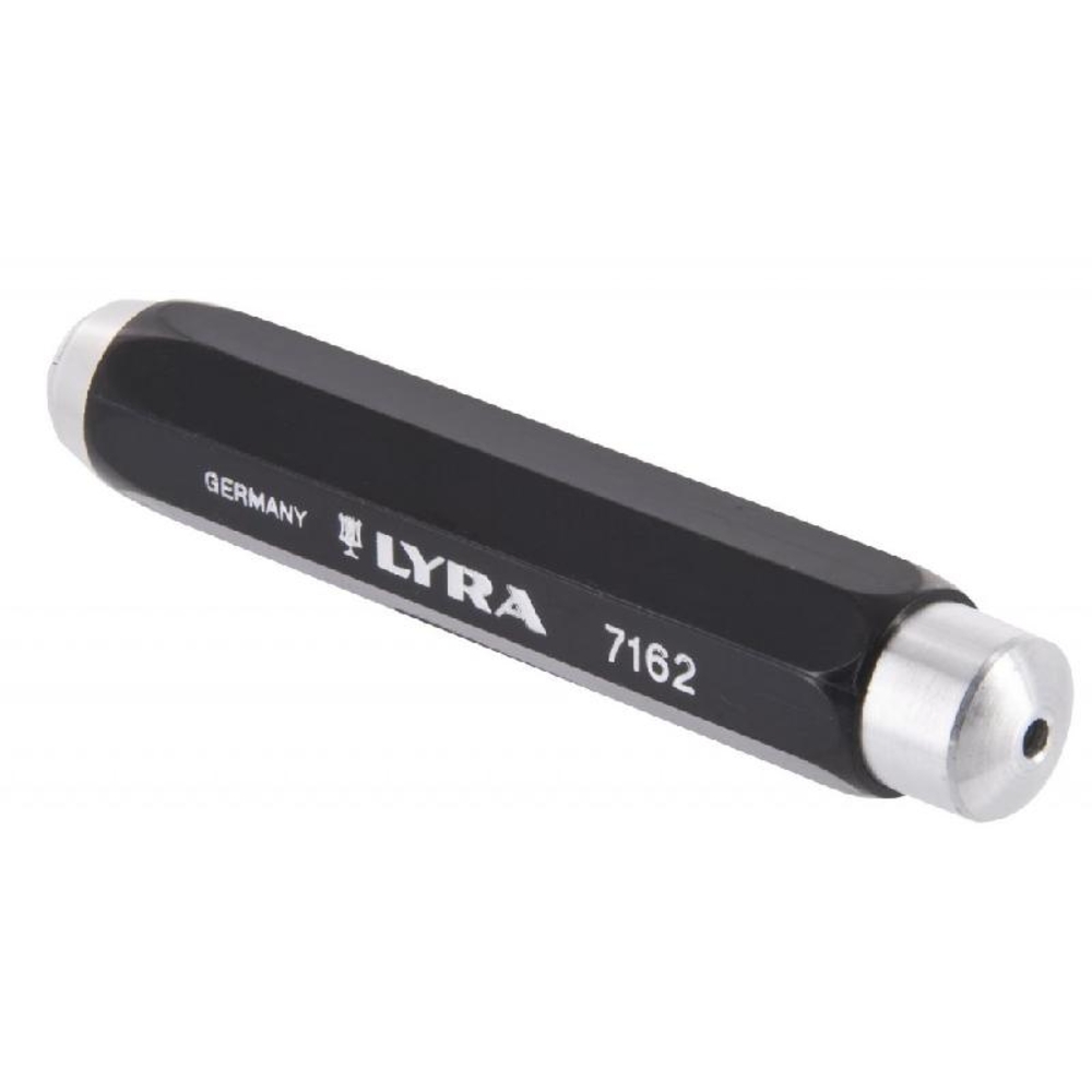 PORTE-CRAIE CARRÉ LYRA Ø 9.5-10 MM AVEC BAGUE DE SERRAGE MÉTALLIQUE - EN BOÎTE DE 10 -4702100