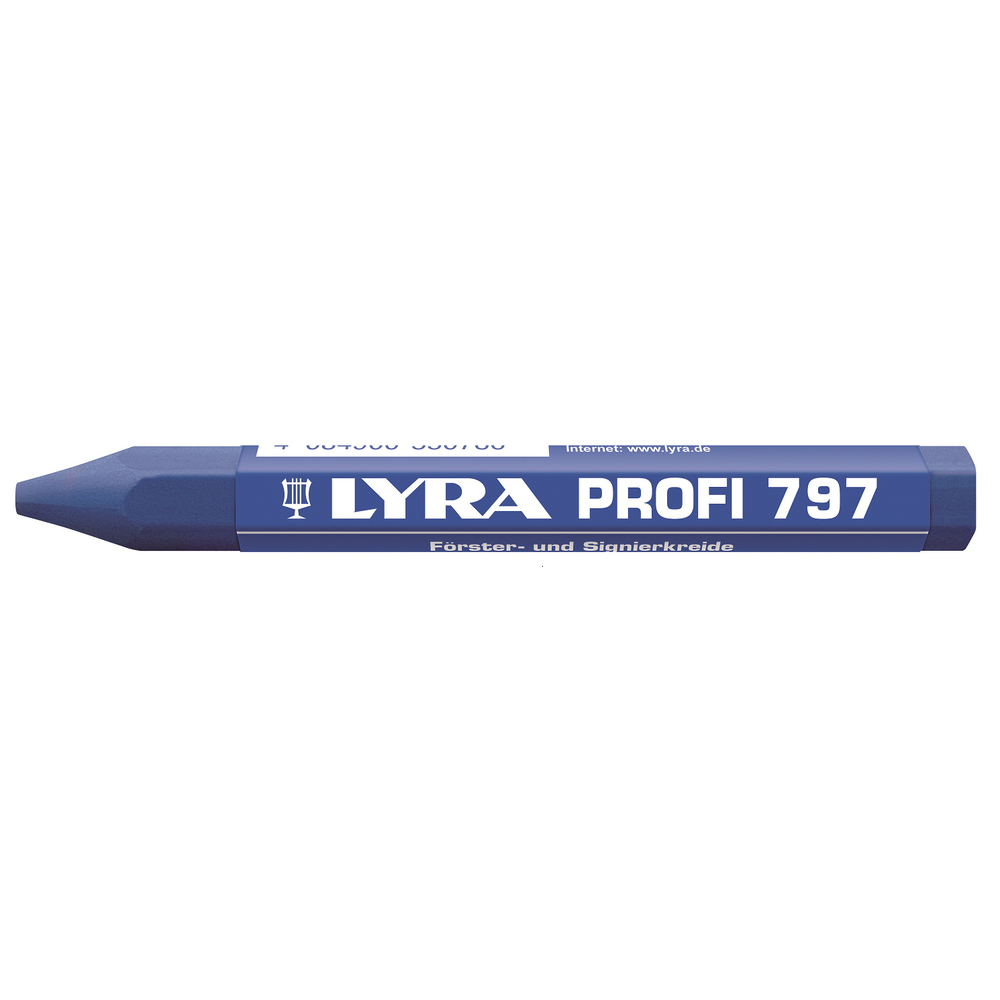 Craie de marquage LYRA 797 bleu huile boîte de 12 - 4870051