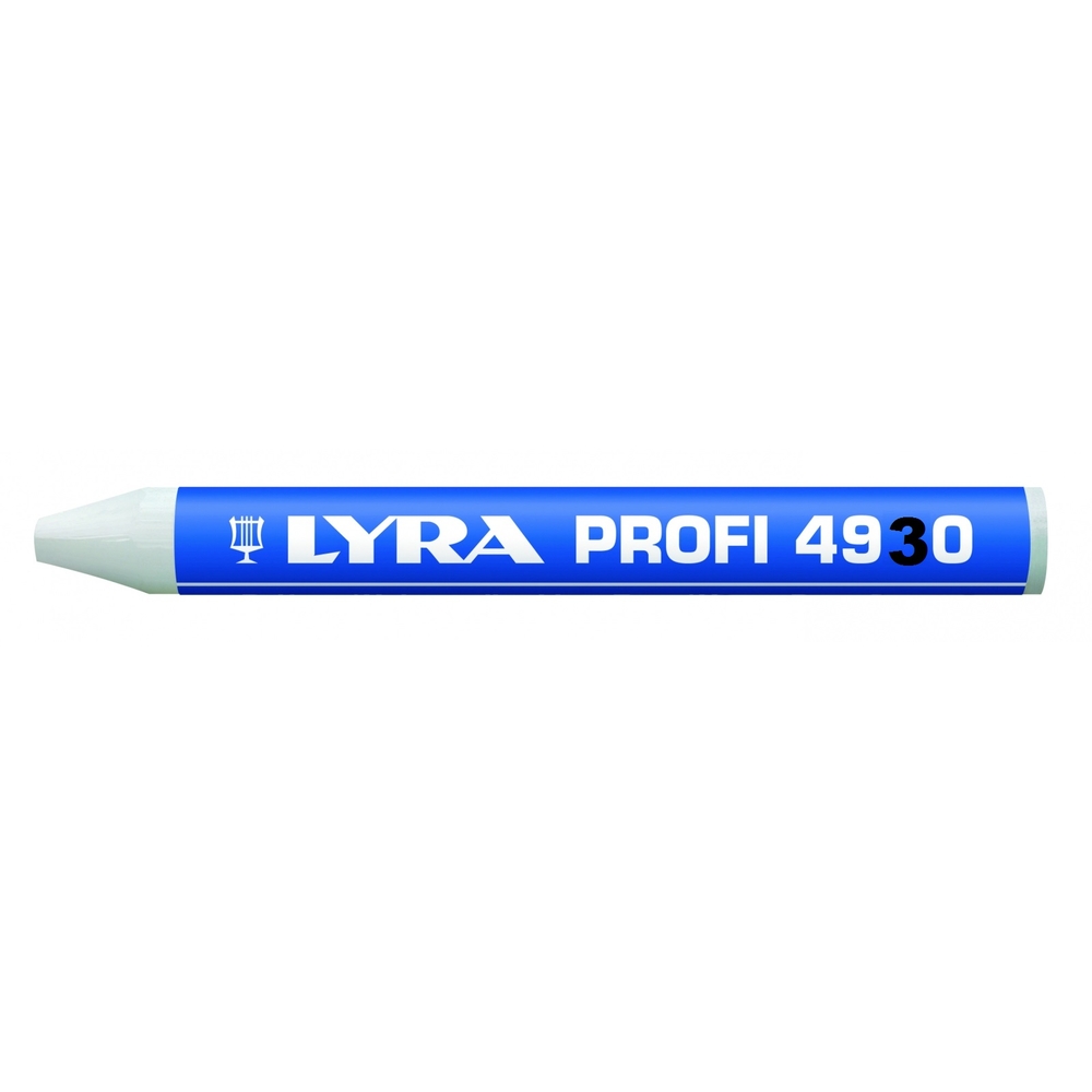 CRAIE DE MARQUAGE LYRA À LA CIRE BLANCHE EN BOITE DE 12 PROFI 4930 -4930001