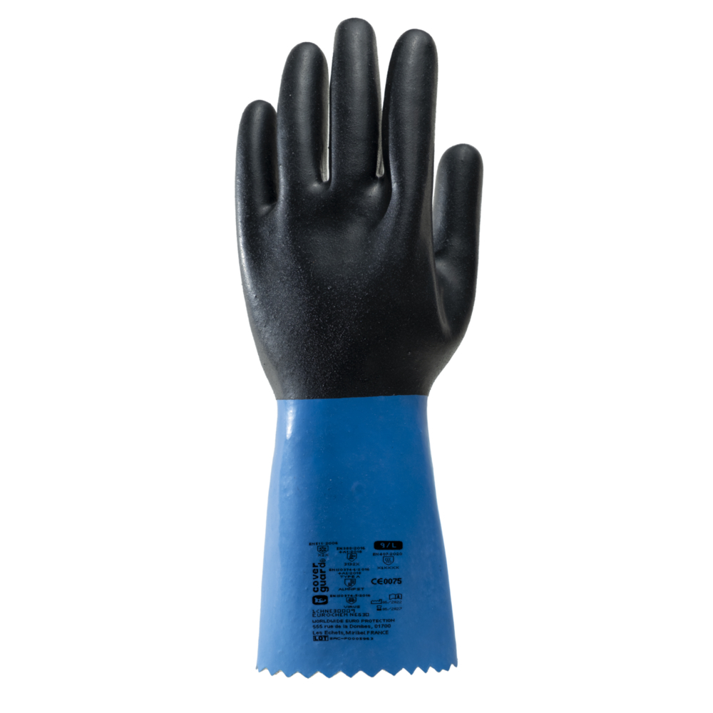 Gant EUROCHEM NE530 noir - COVERGUARD - 1CHNE30