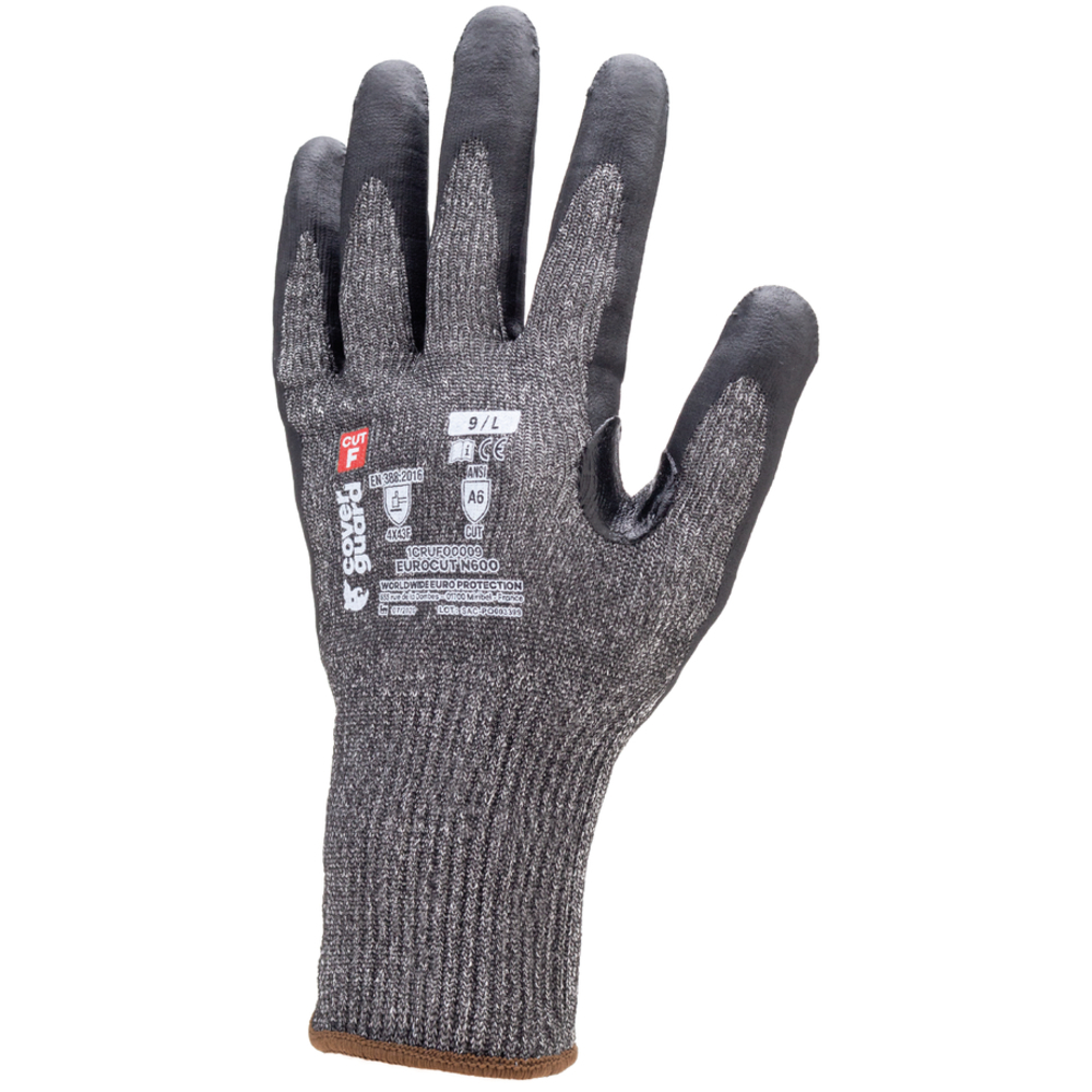 Gant EUROCUT N600 Jauge 13 gris - COVERGUARD - 1CRUF0