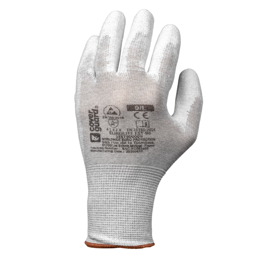Gant EUROLITE EST90 Jauge 13 blanc - COVERGUARD - 1EST900