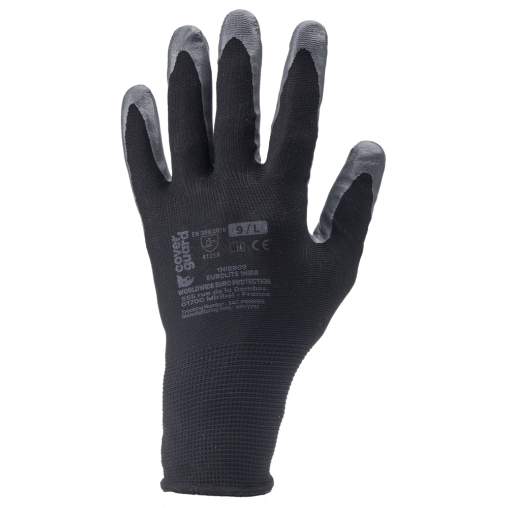 Gant EUROLITE 1NIBB Jauge 13 noir/gris - COVERGUARD - 1NIBB