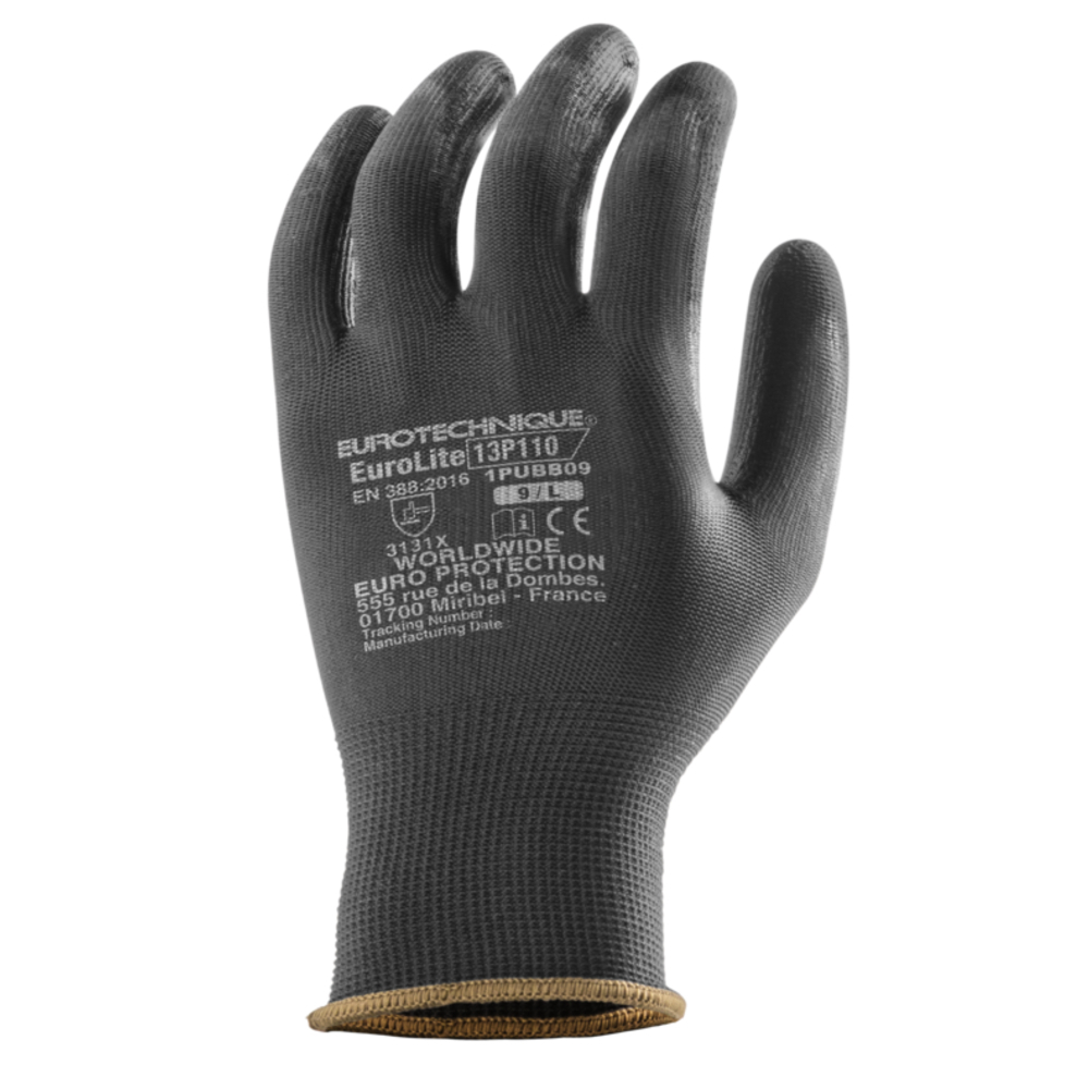 Gant EUROLITE 13P110 set of 5 Jauge 13 noir - COVERGUARD - 1PUBB5P