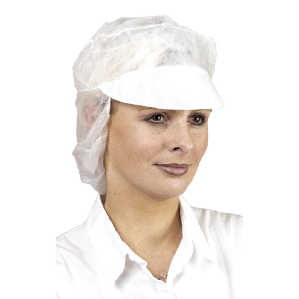 Casquette résille SNOODED CAP blanc - Lot de 100 - COVERGUARD - 45650