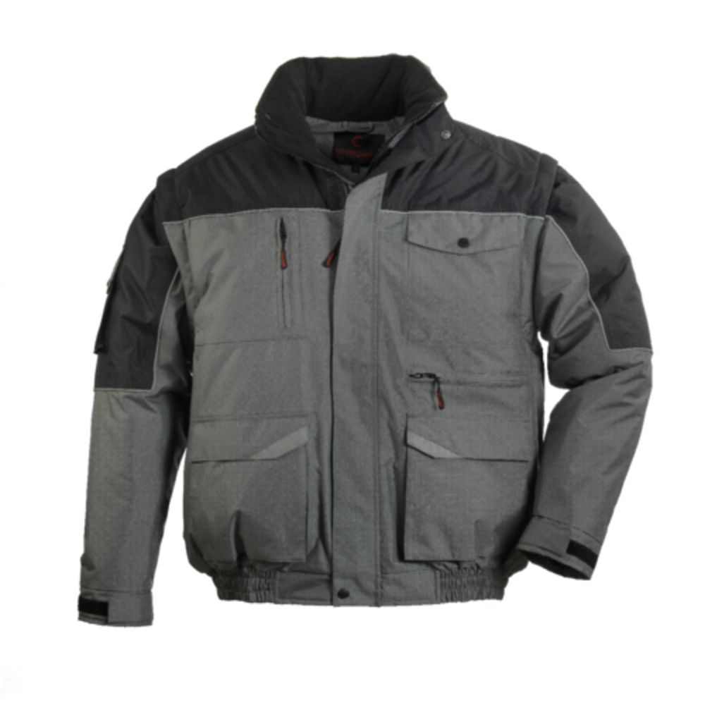 Blouson RIPSTOP 2 en 1 noir/gris - COVERGUARD - 5BMRI