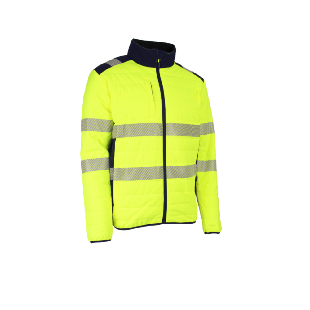 Veste thermique FLAKE bleu marine/jaune - COVERGUARD - 5FLA160