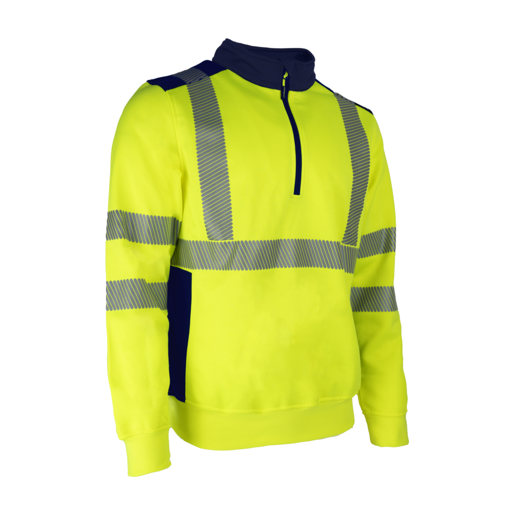 Pull FRISS bleu marine/jaune - COVERGUARD - 5FRI160