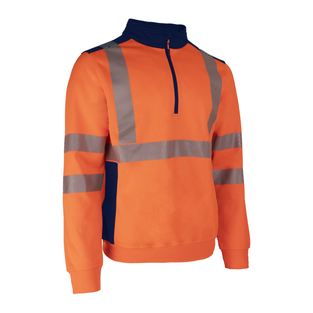 Pull FRISS bleu marine/orange - COVERGUARD - 5FRI170