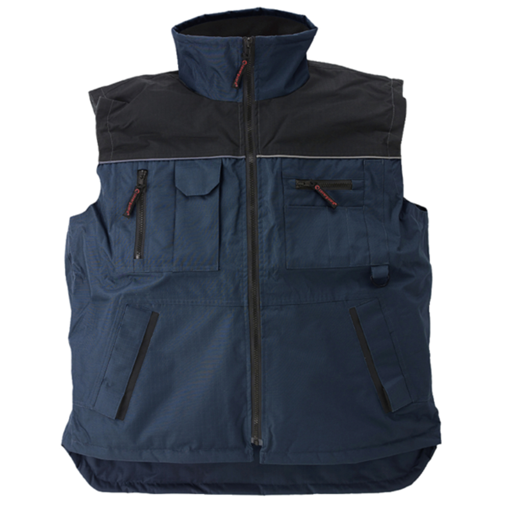 Gilet thermique RIPSTOP noir/bleu marine - COVERGUARD - 5GRIP